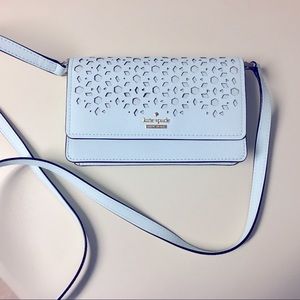 SOLD 🎉 Kate Spade Light Blue Crossbody Purse NWT
